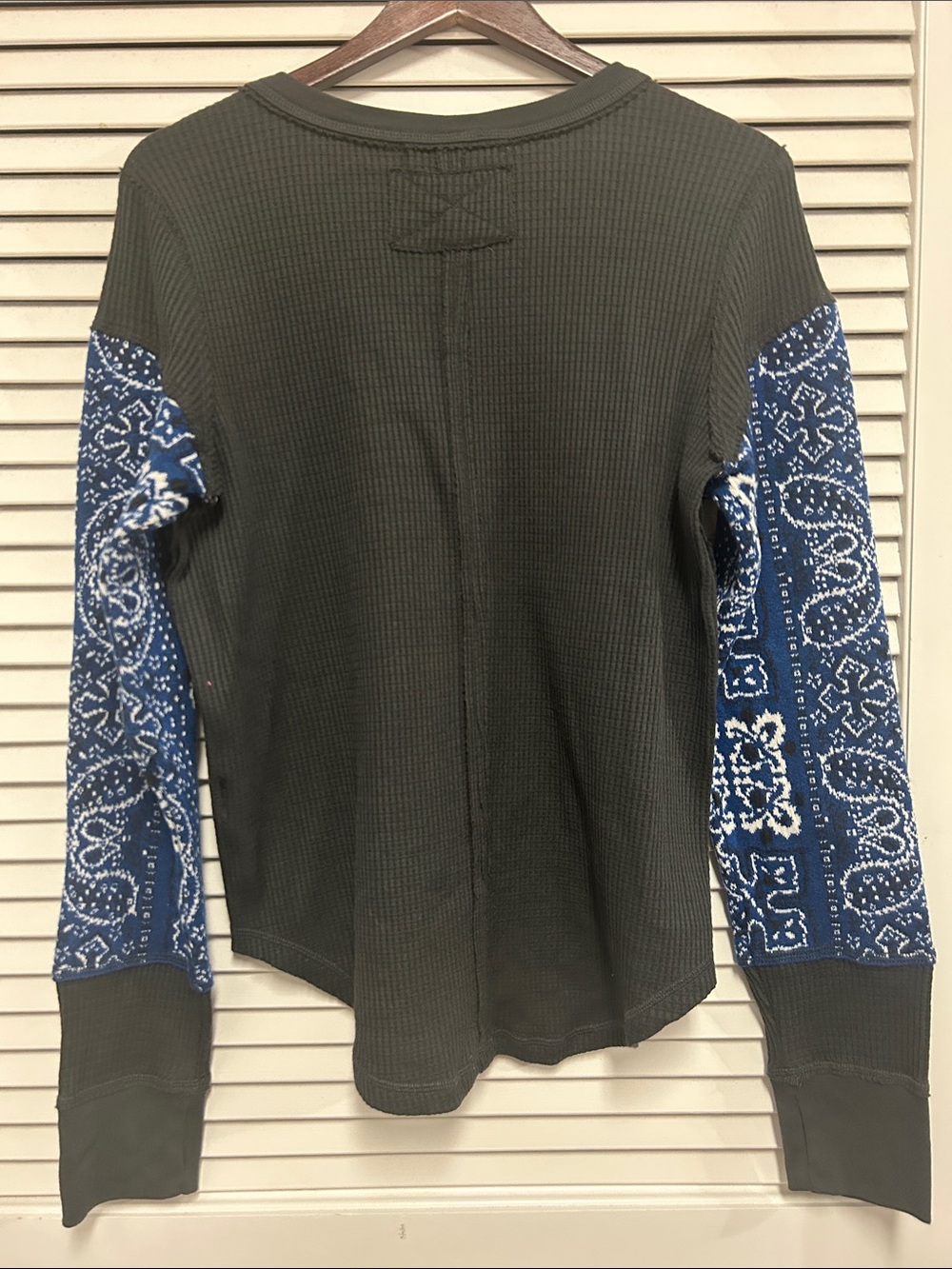 Free People Nikki Thermal Waffle Knit Top - Picture 4 of 4